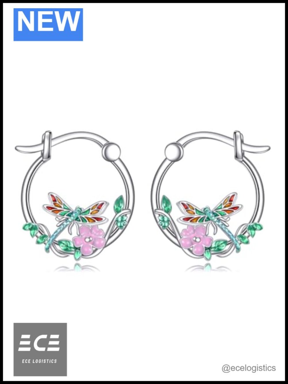 S925 Sterling Silver Animal Hoop Earrings for Women